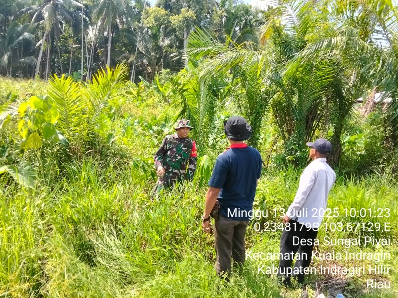 Cegah Kebakaran, Koramil 04/KDR Rutin Patroli Dengan Masyarakat
