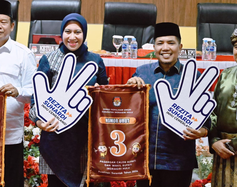 Pasangan Rezita-Suhardi Dapat Nomor Urut 3, Ini Penjelasan Yopi Arianto