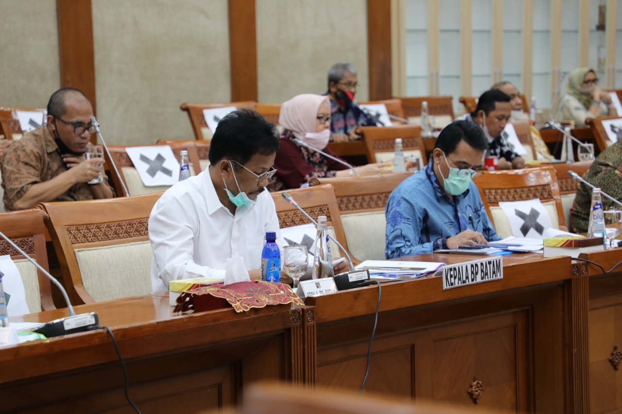 Kepala BP Batam Muhammad Rudi Paparkan Kinerja BP Batam di Komisi VI DPR RI