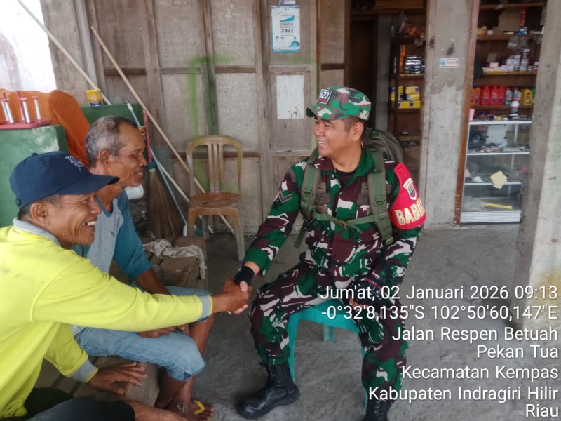 Babinsa Koramil 03/Tempuling: Kami Ingin Masyarakat Aman dan Harmonis