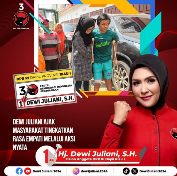 Dewi Juliani Sebut HKSN Momentum Menjunjung Tinggi Nilai-Nilai Kesetiakawanan