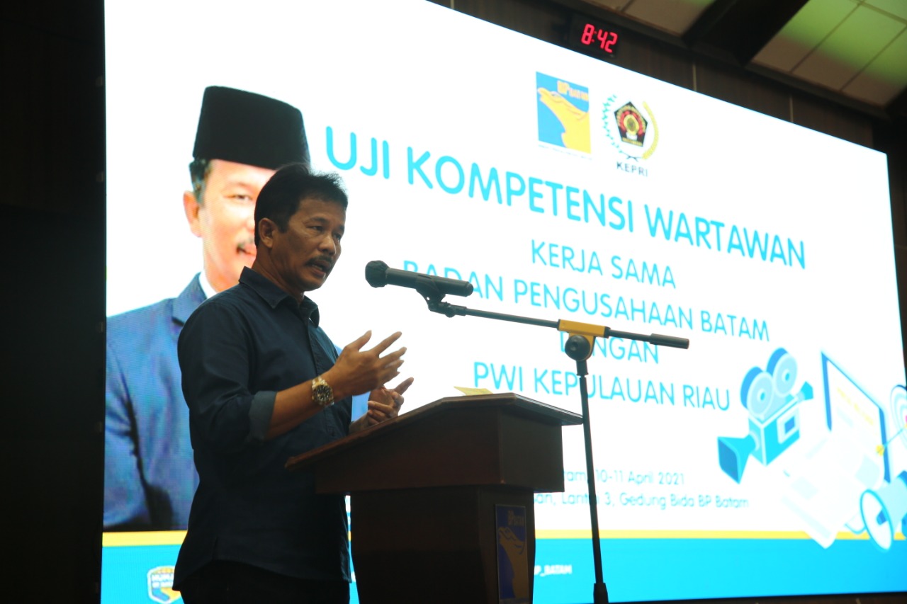 Sinergi dengan Pers, BP Batam Bersama PWI Kepri Gelar Uji Kompetensi Wartawan