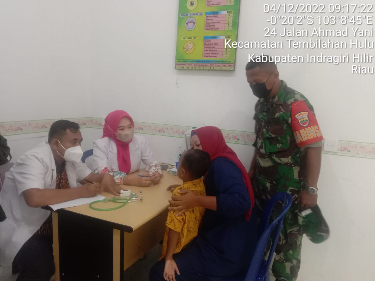 Pupuk Rasa Kemanusiaan, Babinsa 03/Tpl Dampingi Warga Binaan Operasi Bibir Sumbing