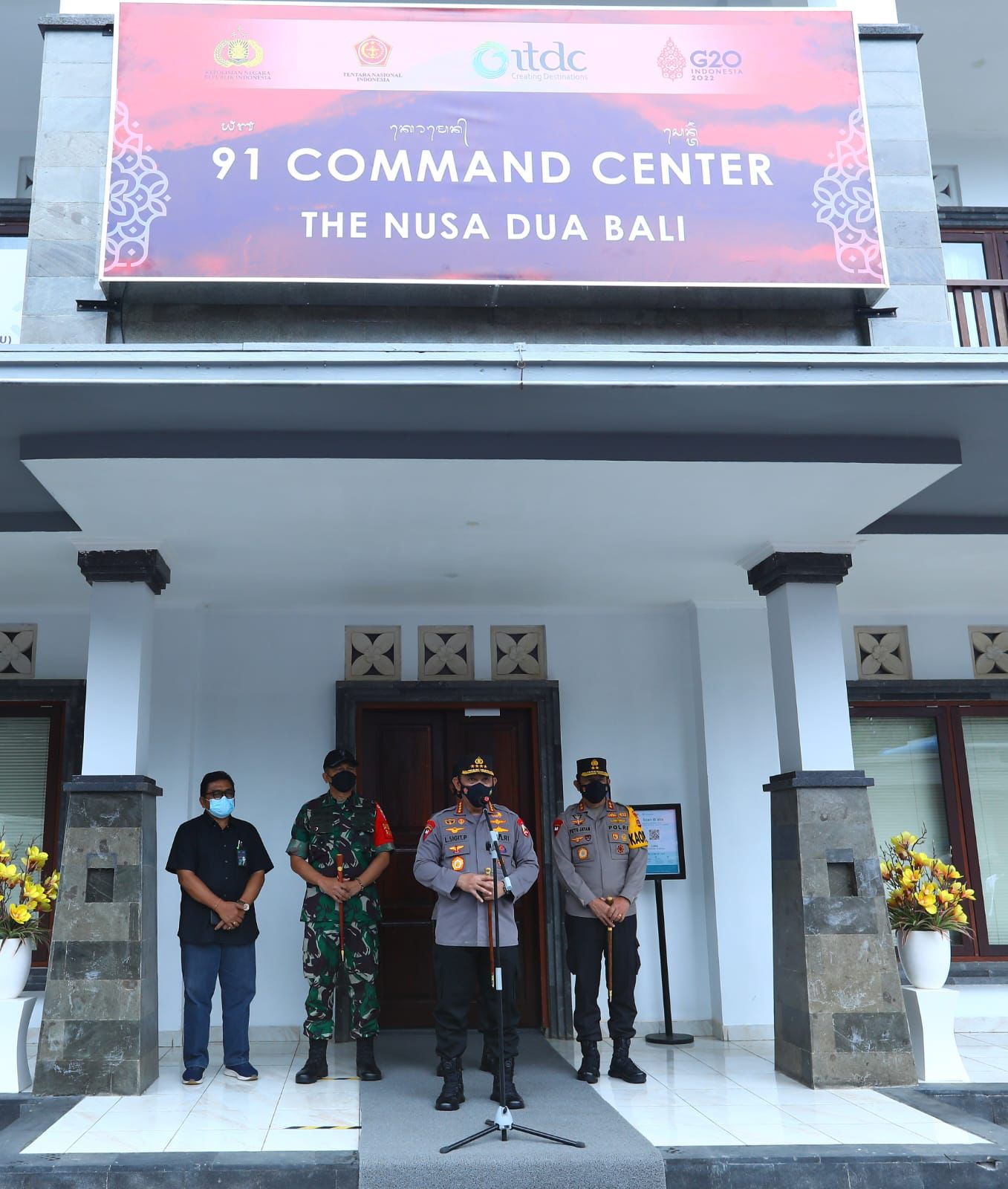 Kapolri Tinjau 91 Command Center di Bali Untuk Pastikan Pengamanan Event Internasional 