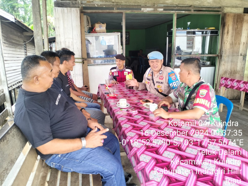 Kodim 0314/Inhil Perkuat Komunikasi Sosial di Kecamatan Kuindra