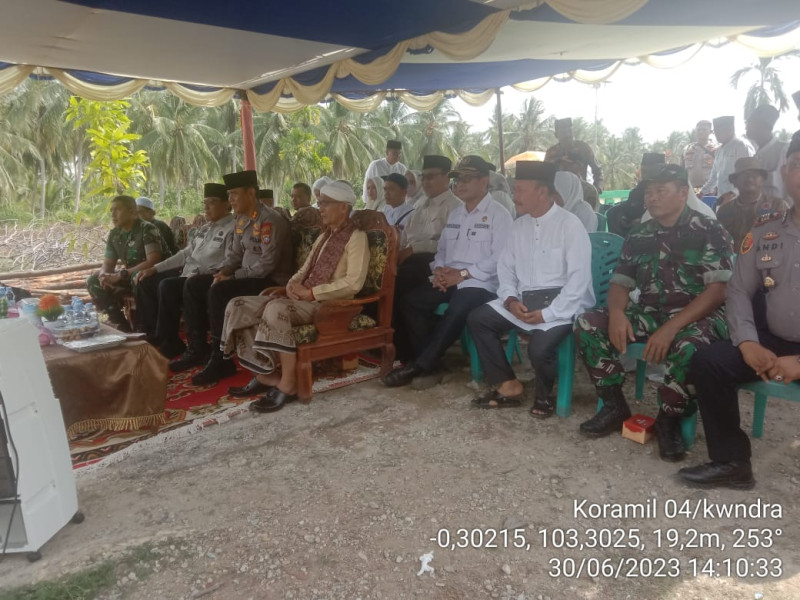 Danramil 04/Kdr Menghadiri Do'a Bersama Lintas Agama Secara Virtual/Zoom Serentak Diseluruh Indonesia dan Dipimpin oleh Kapolri