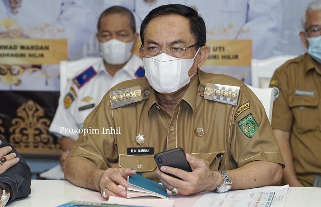 Bupati Inhil HM Wardan Gratiskan Biaya Swab Antigen Bagi Pelajar