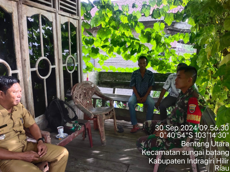 Ciptakan Pemilu Damai Melalui Komsos Babinsa Kopda Irawan