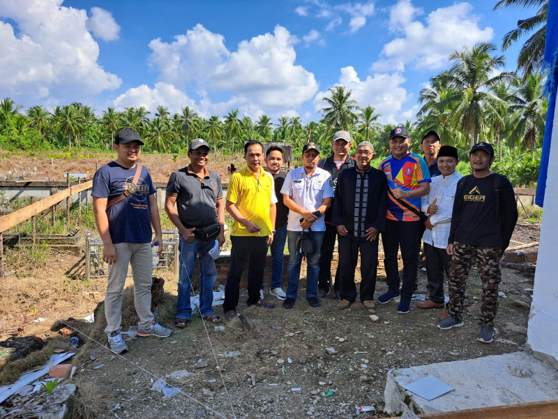 Pastikan Pembangunan Sesuai Harapan, Tim Disparporabud Tinjau Lokasi Wisata Religi