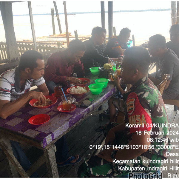 Babinsa Koramil 04/Kuindra Ajak Masyarakat Untuk Jaga Keamanan dan Ketertiban Lingkungan