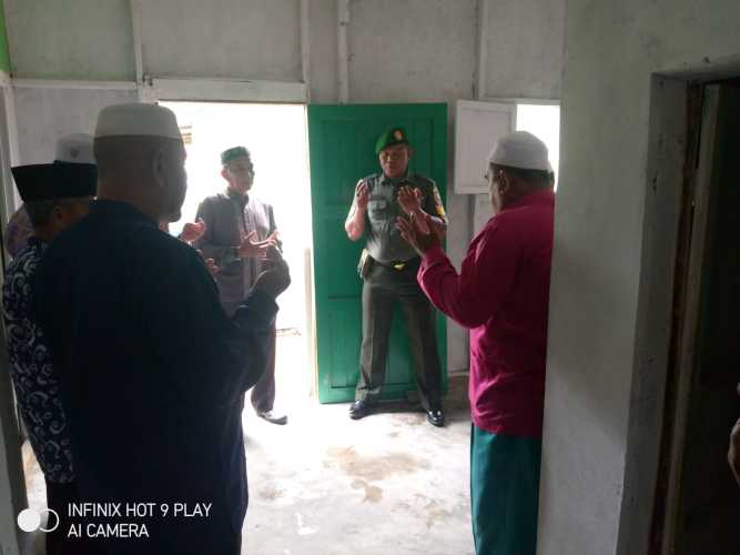 Koramil 03/Tempuling adakan Doa Bersama Dalam Rangka HUT korem 031/WB Ke-64