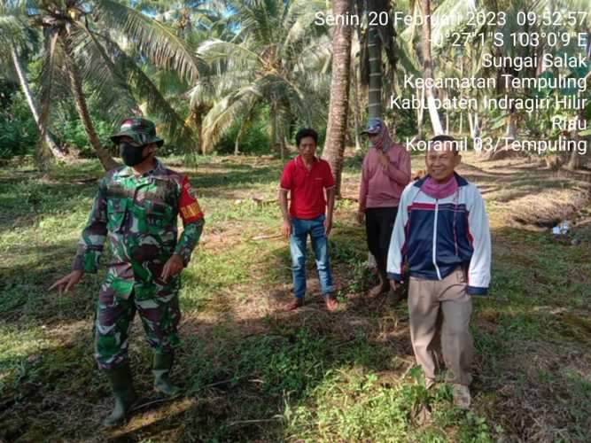 Dengan Patroli Karlahut, Babinsa 03/Tpl Katakan Ini Sebagai Upaya Pencegahan