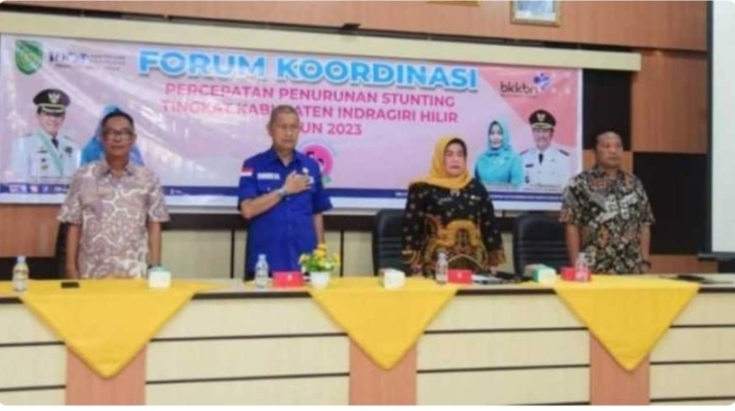 Ketua TPPS Inhil Ajak Seluruh OPD Capai Target Penurunan Stunting Secara Nasional