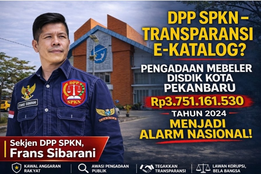DPP S-PKN Soroti E-Katalog Barang dan Jasa Disdik Pekanbaru