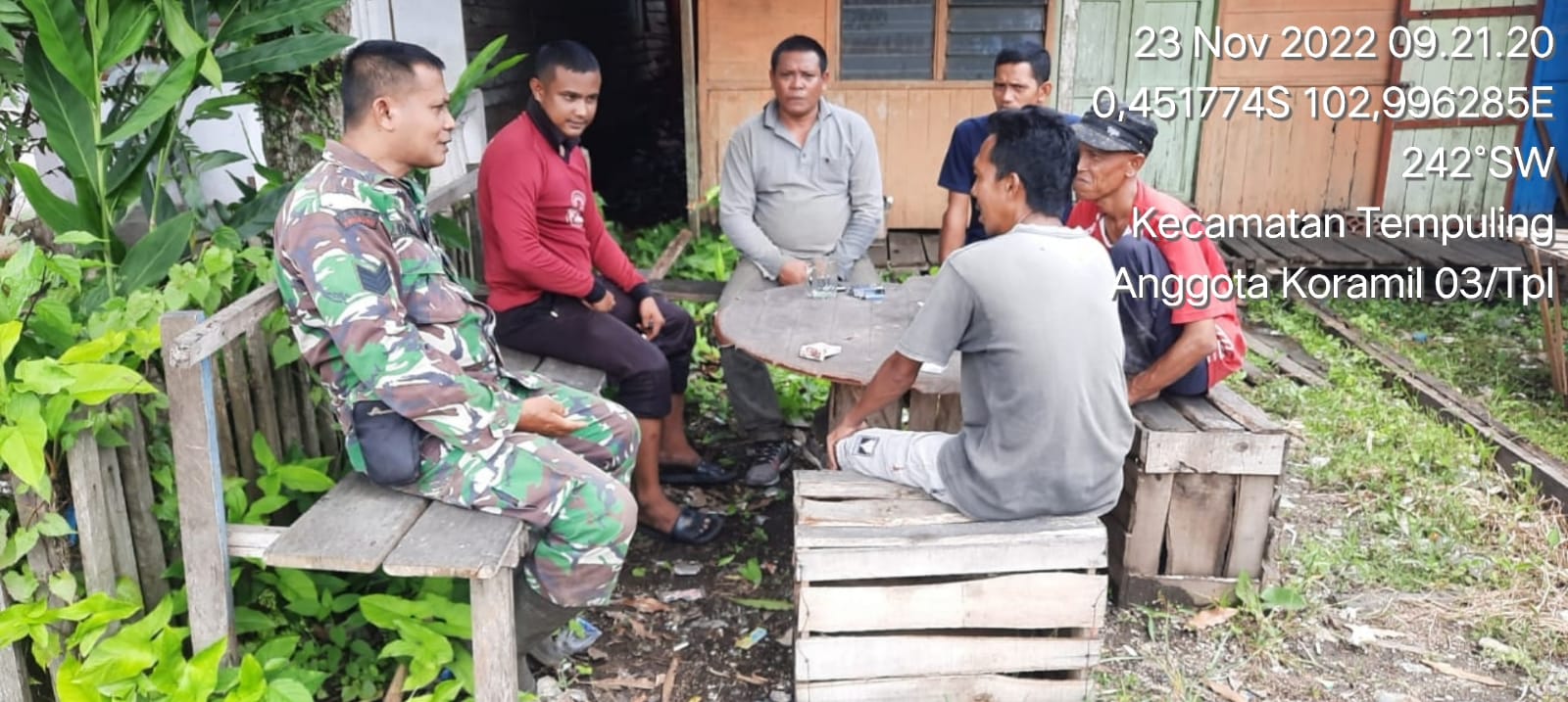 Bati Tuud Koramil 03/Tpl Komsos Dengan Tomas dan Toda