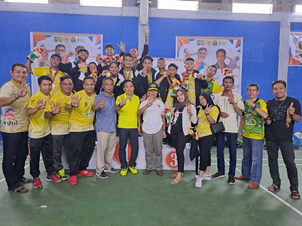 Melebihi Target, Ferryandi: Cabor Badminton Inhil Raih 4 Emas dan 1 Perunggu Pada Porprov Riau 2022