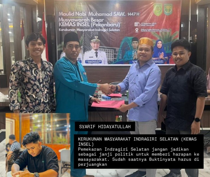 KEMAS INSEL: Awal Konkret Menuju Pemekaran Indragiri Selatan, Bukan Lagi Sekadar Janji Politik