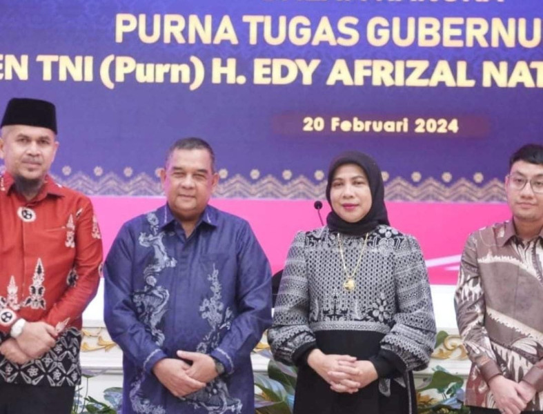 Dalam Rangka Purna Tugas Gubri, Staf Ahli Bupati Kampar Jalin Silaturahmi