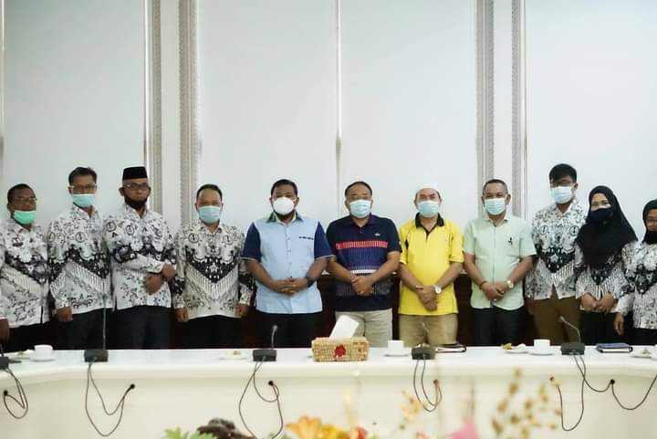 Wali Kota HM Syahrial Terima Audiensi Pengurus PGRI Kota Tanjungbalai 