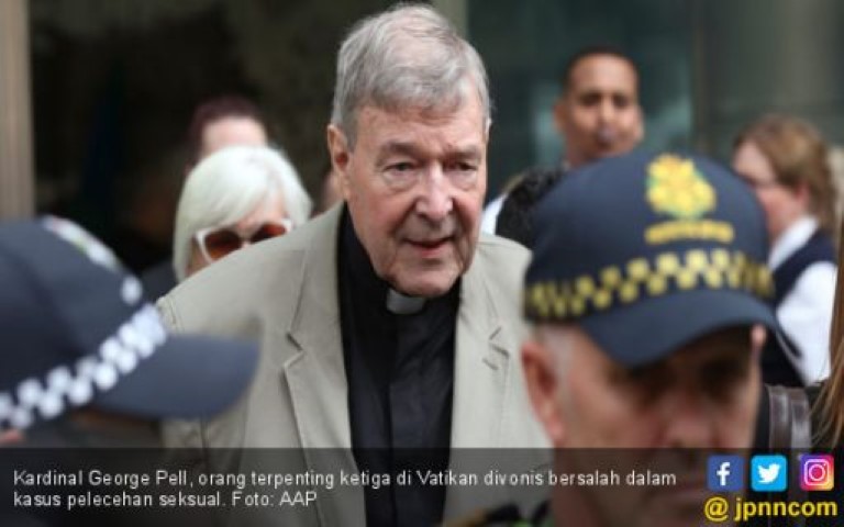 Kardinal George Pell: Enam Tahun Penjara, Seumur Hidup di Daftar Pelaku Kejahatan Seksual