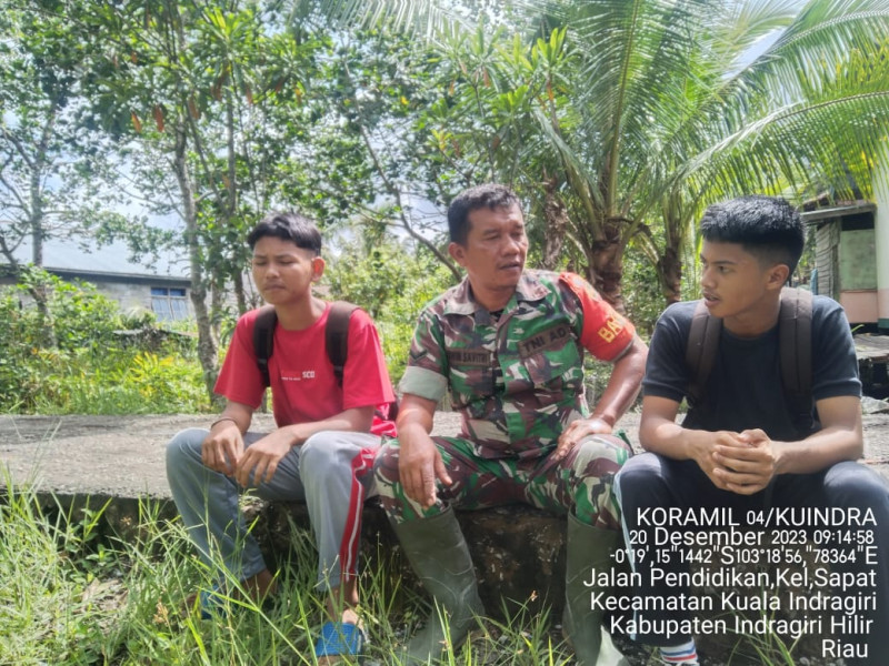 Ciptakan Masyarakat Saling Bertoleransi Antar Sesama Koramil 04/Kuindra Dengan Warga