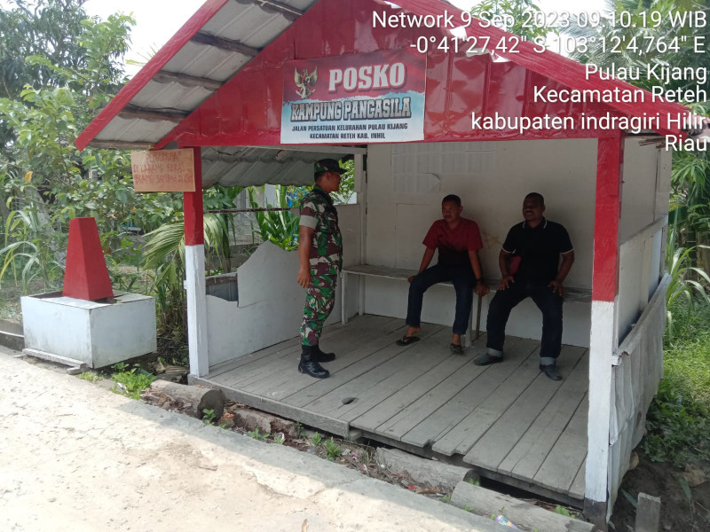 Koramil 07/Reteh Himbau Jika Ada Terjadinya Pencurian dan Maraknya Narkoba Segera Laporkan Secepatnya