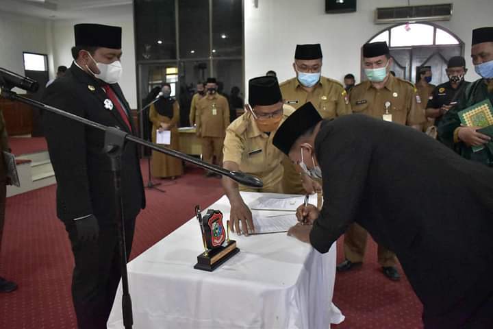 Wali Kota Tanjungbalai Lantik Yudhi Gobel Sebagai Dirut PDAM Tirta Kualo 2020-2024