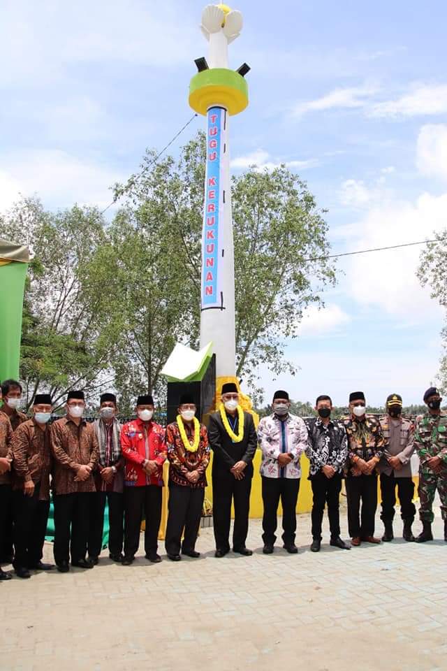 Pemkot Launching Kelurahan Sadar Kerukunan dan Peresmian Tugu Kerukunan Kota Tanjungbalai