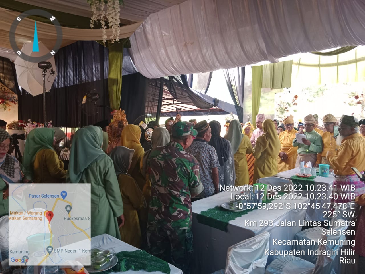 Babinsa Koramil 09/Kemuning Lakukan Hantarkan Warga Ke Persepsi Pernikahan