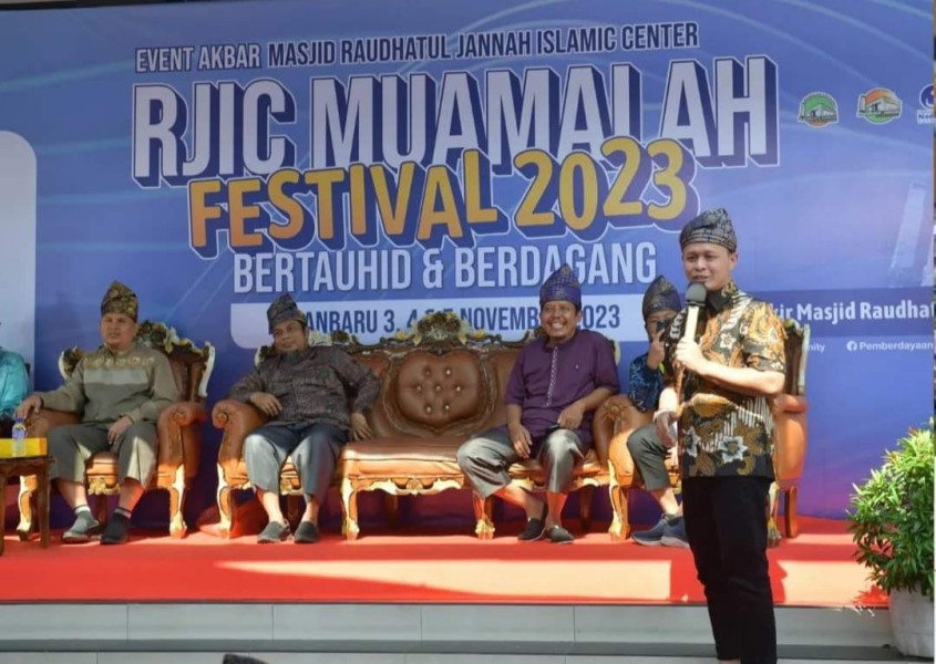 Wakil Ketua DPRD Riau Agung Nugroho Hadiri Pembukaan RJIC Muamalah Festival 2023