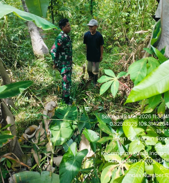 Babinsa Koramil 04/Kuindra: Pencegahan Lebih Baik Dari Pemadaman, Kami Terus Patroli Dan Sosialisasi