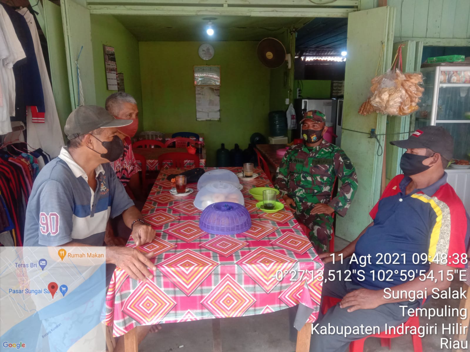 Komsos Babinsa 03/Tempuling Bersama Warga Binaan 