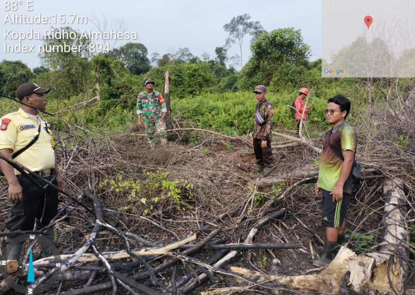 Babinsa Koramil 05/Gas Kopda Ridho Almahesa Rutin Laksanakan Patroli Karlahut