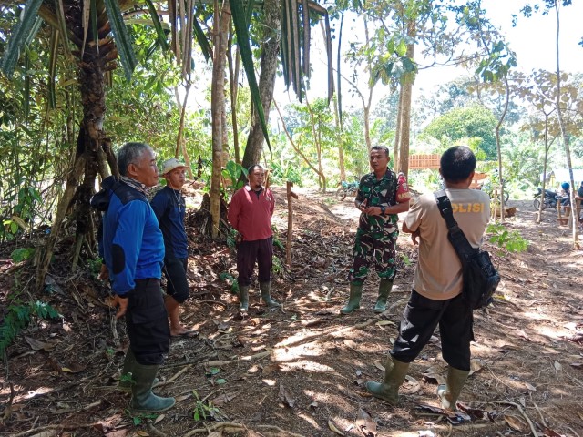 Danramil 09/Kemuning Lakukan Pelaksanaan Patroli Gabungan Dalam Rangka Antisipasi Ilegal Loging dan Perambahan Kawasan TNBT