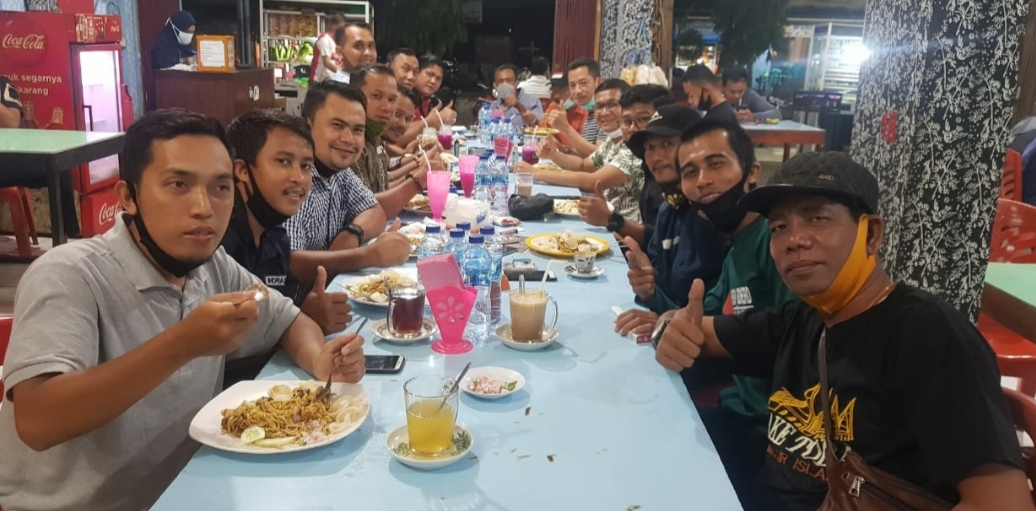 Canda dan Tawa Hangatkan Suasana Makan Malam JMSI bersama Dandim dan Kapolres Inhil