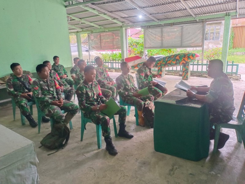 Danramil 03/Tempuling Berikan Jamdan, Wujudkan Sinergitas dan Profesionalisme Anggota Babinsa