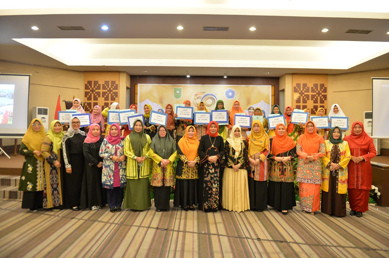 PKK Bengkalis Runner Up Lomba Kegiatan Pokja II dan III Tingkat Provinsi Riau