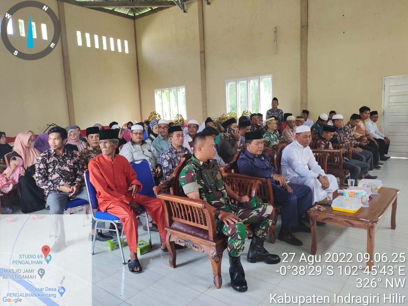 Danramil 09/Kemuning Mengikuti Pelantikan Ketua dan Anggota Yayasan Nurul Falah