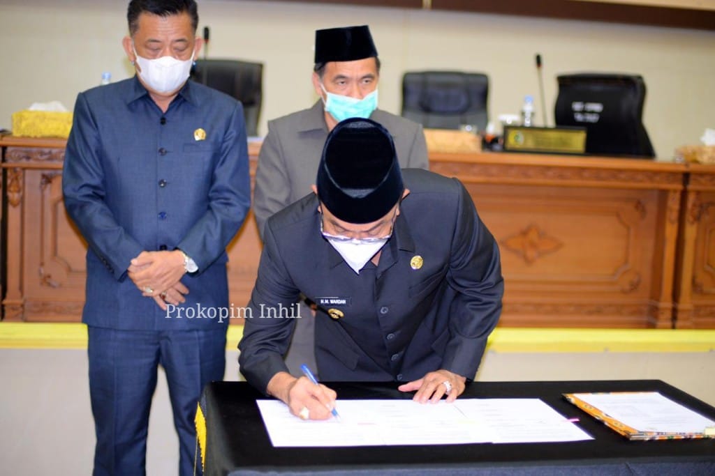 DPRD Inhil Gelar Rapat Paripurna ke-25 Masa Sidang III Tahun 2020, Ini Kata Bupati