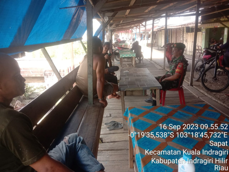 Pemahaman Nilai-nilai Pancasila Terus Diberikan Babinsa Koramil 04/Kuindra Kepada Warga