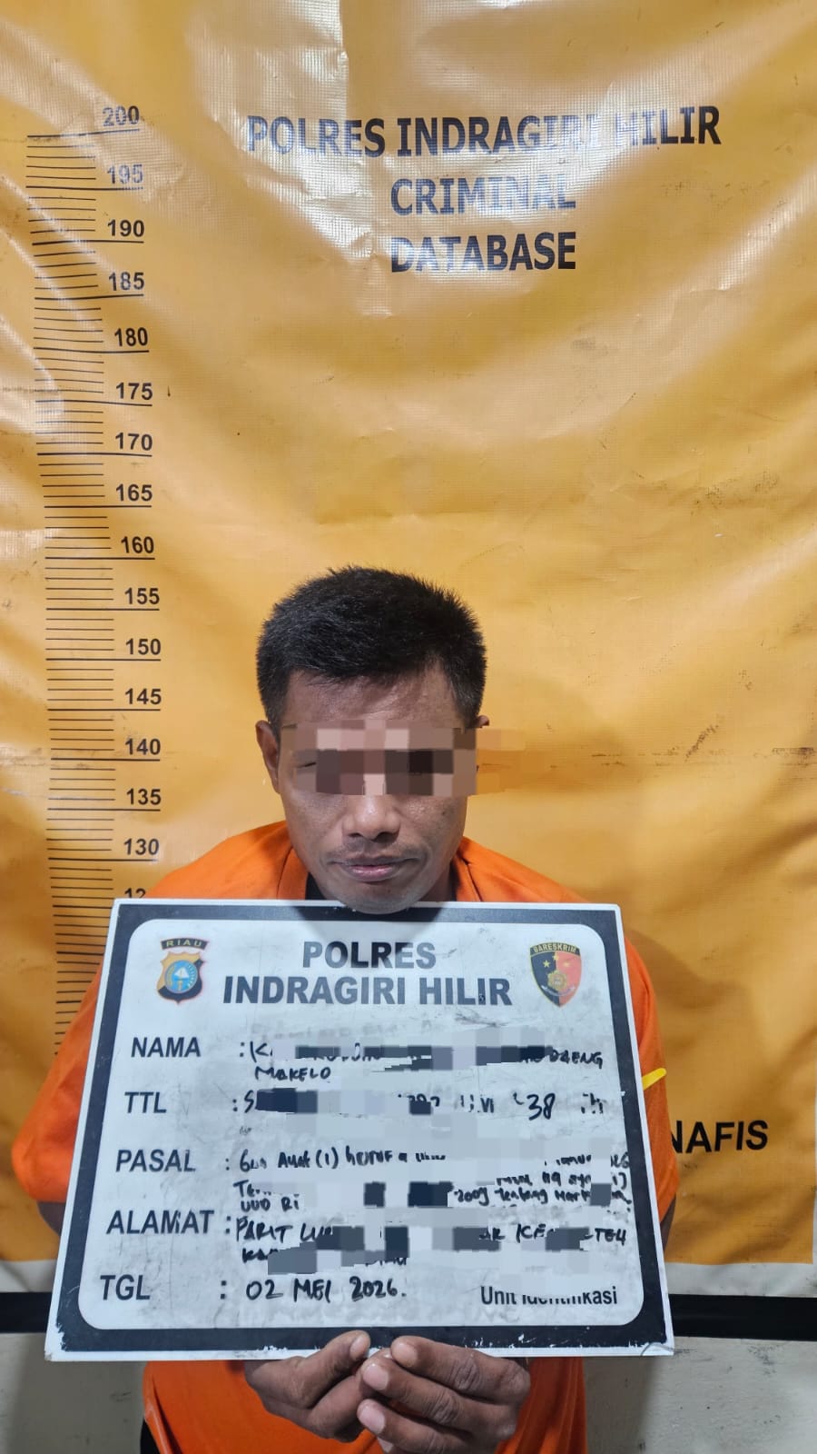 Ketika Warga Tak Diam, Laporan Masyarakat Antar Polisi Bekuk Pengedar Sabu di Tembilahan Kota