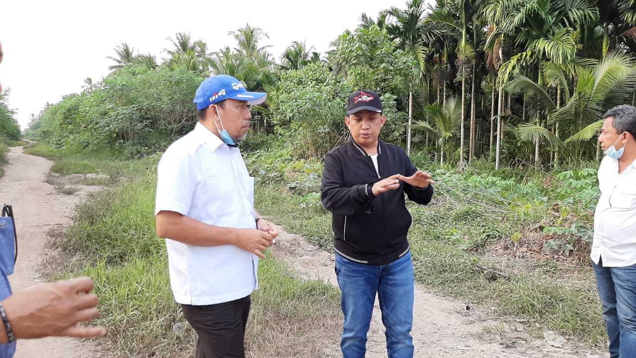 Dani M Nursalam Komitmen Perjuangkan Anggaran untuk Pembangunan Jalan di Inhil