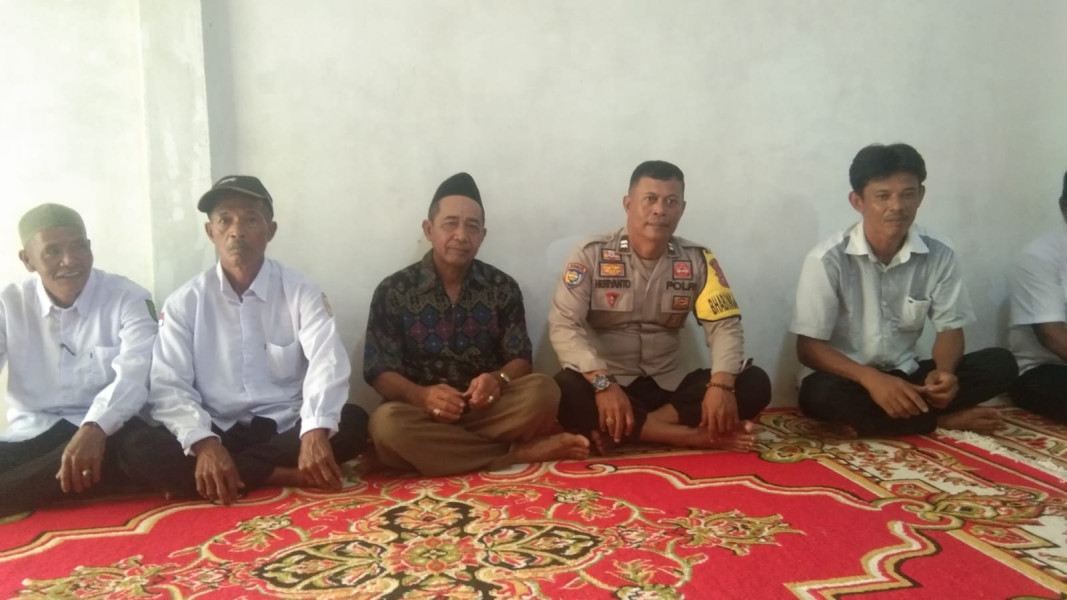 Aiptu Heriyanto Laksanakan Sambang Masyarakat dan Sampaikan Pesan Kamtibmas