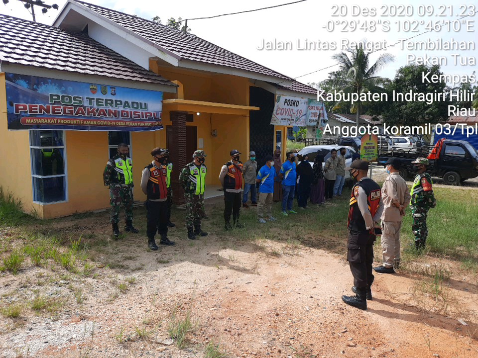 PDMPK Oleh Koramil 03/Tempuling dan Satgas Terus Dilakukan di Pasar Tradisonal