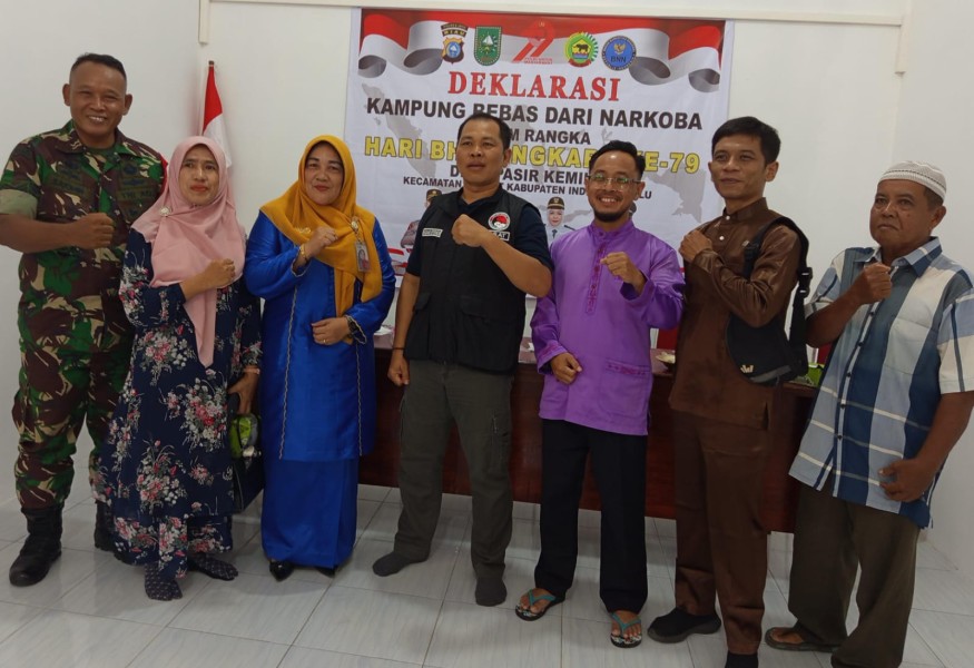 Dukung Pemberantasan Narkoba, Pemdes Pasir Kemilu Gelar Deklarasi Bersama Polres Inhu Dukung Pemberantasan Narkoba, Pemdes Pasir Kemilu Gelar Deklarasi Bersama Polres Inhu