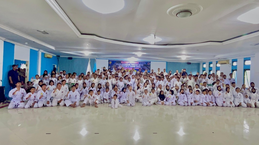 Ujiyan Kyu Dibuka Dodi Irawan, Sebanyak 325 Karateka dari 16 Dojo Ambil Bagian