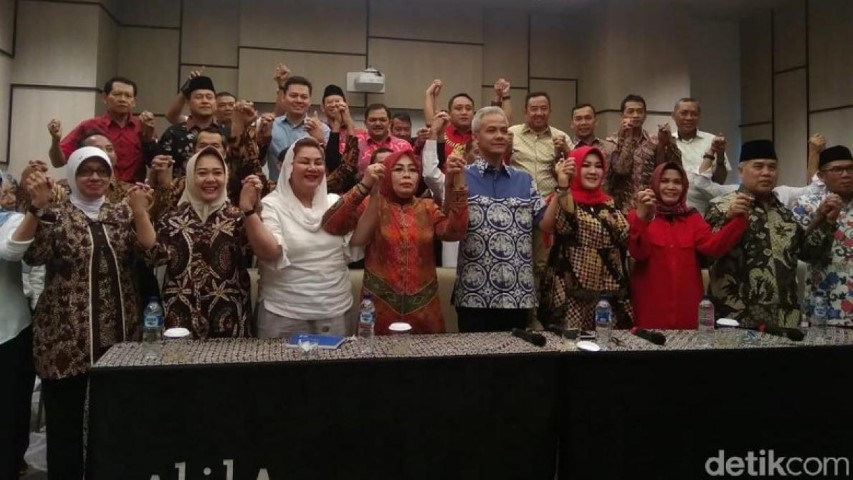 Ganjar dan 31 Kepala Daerah di Jateng Yakin Jokowi Menang Mutlak