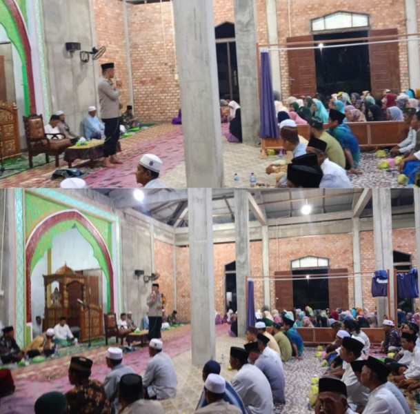 Menghadiri Peringatan Maulid Nabi Muhammad SAW, Ini pesan Kapolsek Gas