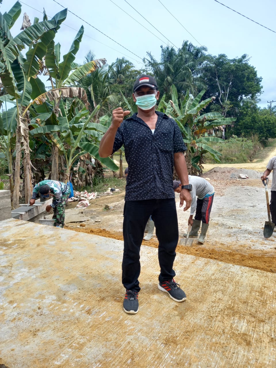 Pembangunan Box Culvert Capai 90 persen, Suyanto Ucapkan Terimakasih pada TNI