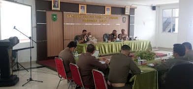 Kasatpol PP Inhil Hadiri Rakor Bahas HUT Satpol PP dan Satlinmas Tahun 2022 di Pekanbaru